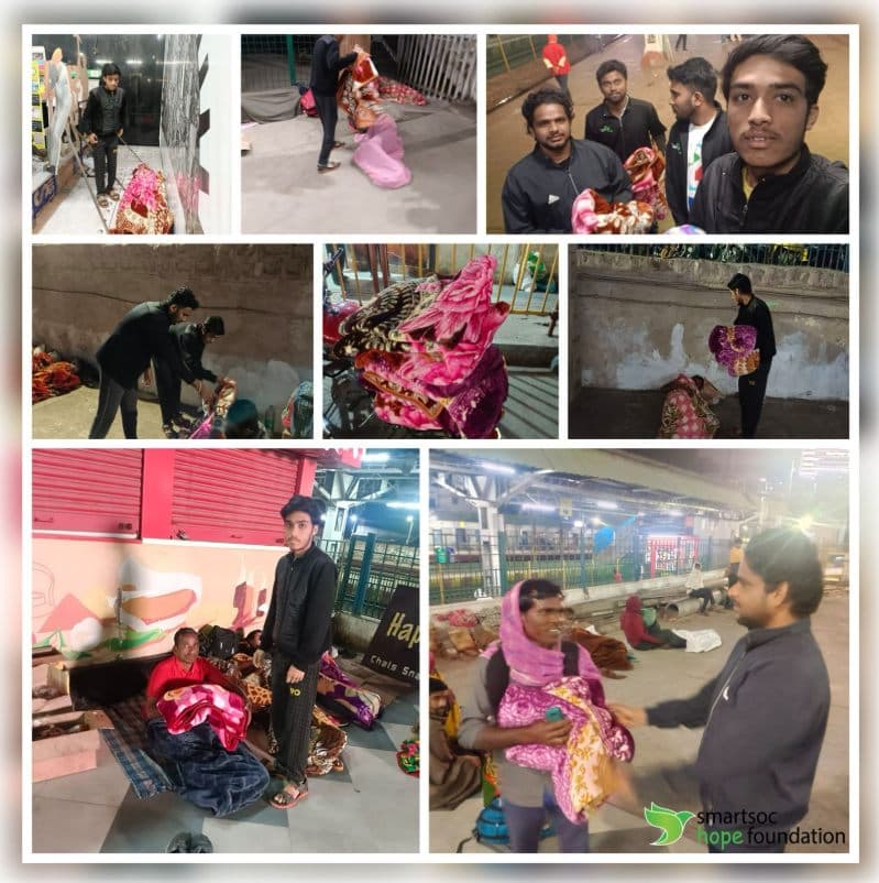 Blanket Distribution for the Homeless