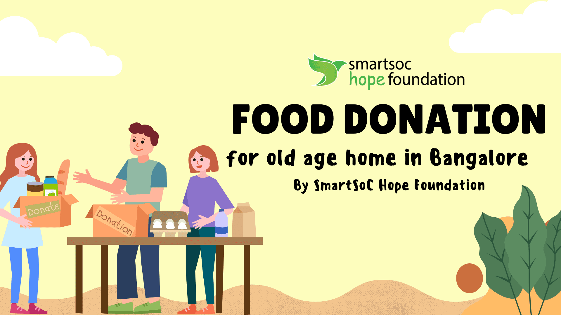 SmartSoC Hope Foundation Donate Food to an Old Age Home in Bangalore! 🏡💖